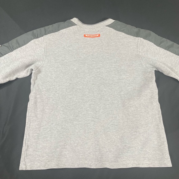 Little Bobdog Boys Gray Embroidered Patched Sweatshirt Size 14 - Picture 8 of 9